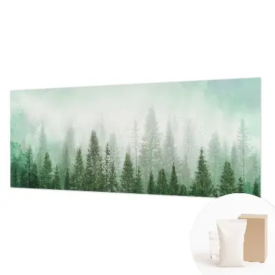 Luxe fotobehang met een afbeelding van een wolf in het bos