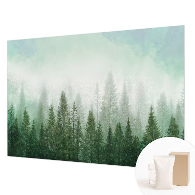 Luxe fotobehang Wolf in het bos