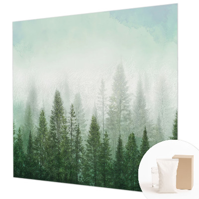 Luxe fotobehang Wolf in het bos