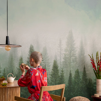 Luxe fotobehang Wolf in het bos