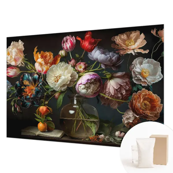 Kwalitatief fotobehang met een bloemenboeket als motief