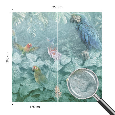 Sfeervol fotobehang Exotische vogels