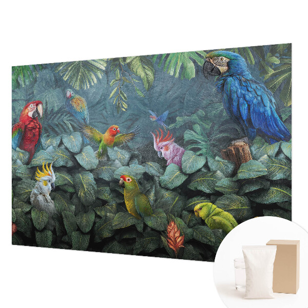 Uniek fotobehang met een exotisch junglemotief