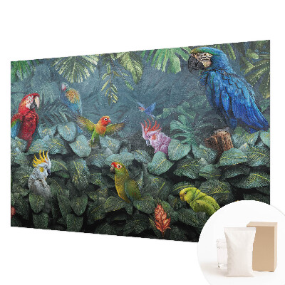 Uniek fotobehang met een exotisch junglemotief