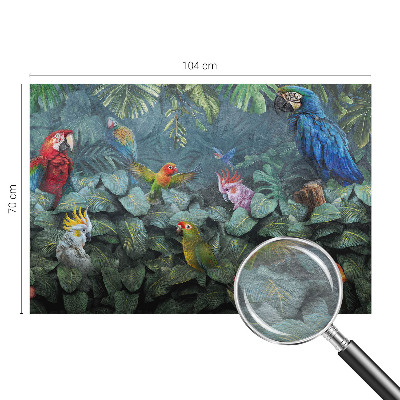 Uniek fotobehang Exotische jungle