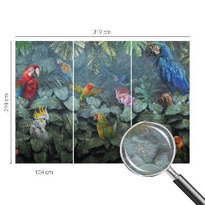 Uniek fotobehang Exotische jungle