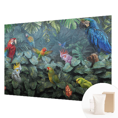 Uniek fotobehang met een exotisch junglemotief
