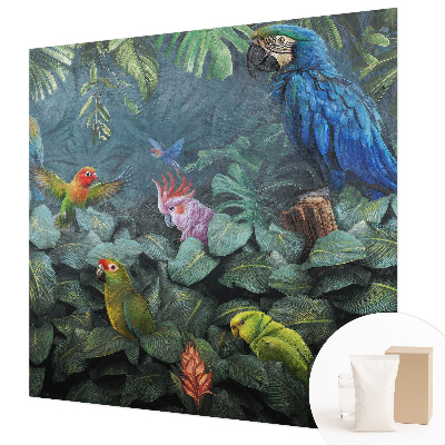 Uniek fotobehang met een exotisch junglemotief