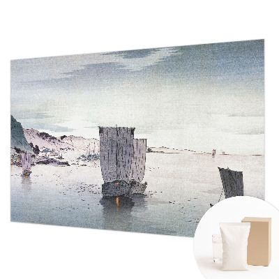 Vliesbehang fotobehang met een maritiem landschap