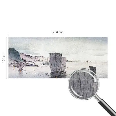 Vliesbehang fotobehang met een maritiem landschap