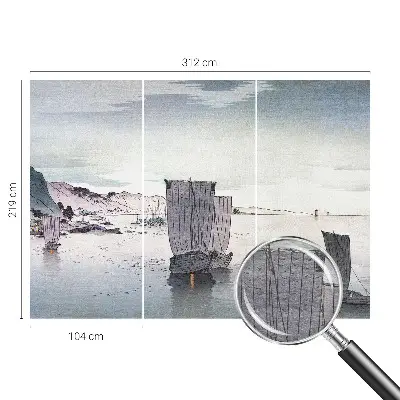 Vliesbehang fotobehang met een maritiem landschap