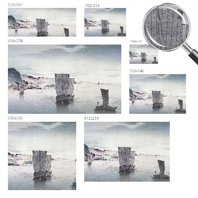Vliesbehang fotobehang met een maritiem landschap