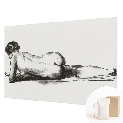 Fotobehang vliesbehang met het ontwerp 'Een subtiele daad'