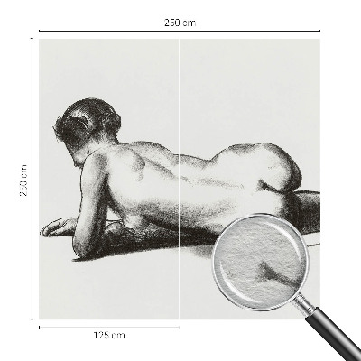 Fotobehang vliesbehang met het ontwerp 'Een subtiele daad'