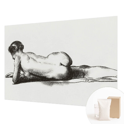 Fotobehang vliesbehang met het ontwerp 'Een subtiele daad'