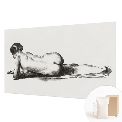 Fotobehang vliesbehang met het ontwerp 'Een subtiele daad'