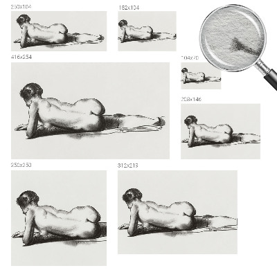 Fotobehang vliesbehang Een subtiele daad