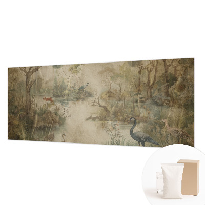 Fotobehang vlies met een boslandschap als motief