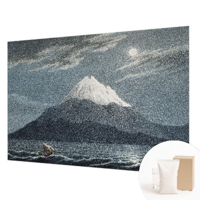 Vlies fotobehang Maanverlichte nacht