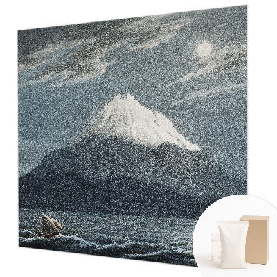Vlies fotobehang Maanverlichte nacht