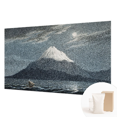 Vlies fotobehang Maanverlichte nacht