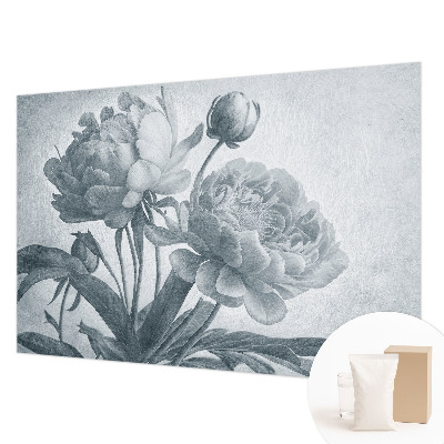 Vlies fotobehang op maat met een bloemenmotief