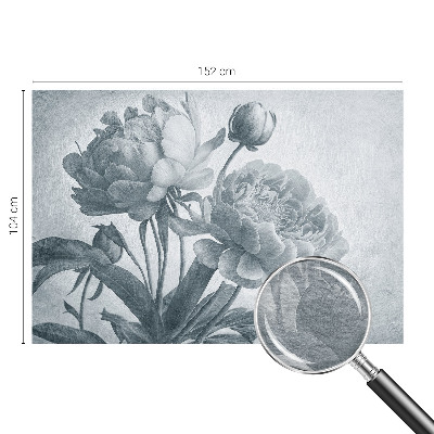 Vlies fotobehang op maat met een bloemenmotief