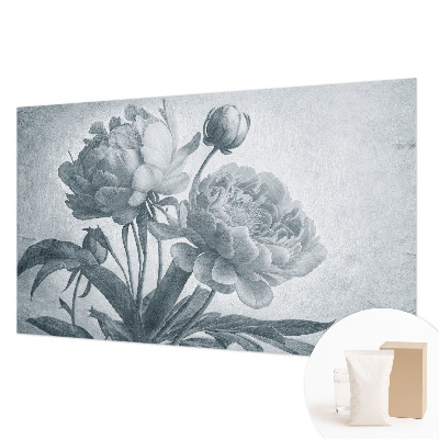 Vlies fotobehang op maat met een bloemenmotief