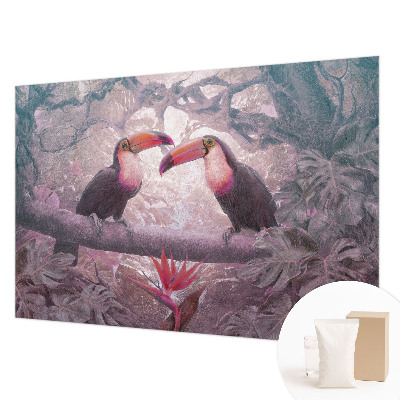 Fotobehang met een exotisch koppel als motief