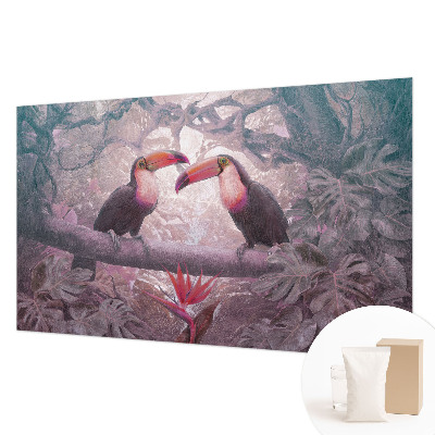 Fotobehang met een exotisch koppel als motief