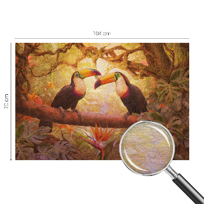 Muur behang Kleurrijke toekans