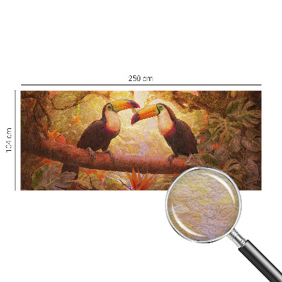 Muur behang Kleurrijke toekans