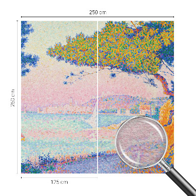 Foto behang op maat Kleurrijk landschap