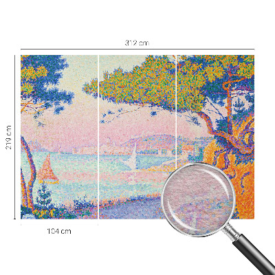 Foto behang op maat Kleurrijk landschap