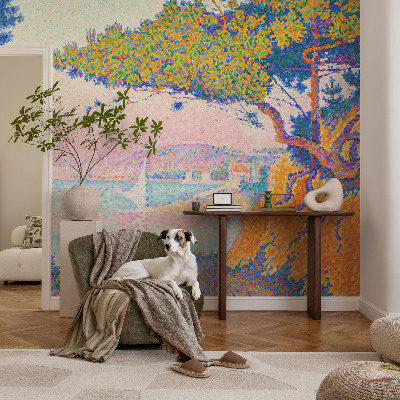 Foto behang op maat Kleurrijk landschap