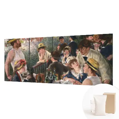 Behang met print met zomers feestmotief
