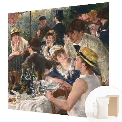 Behang met print met zomers feestmotief
