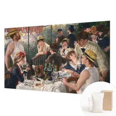 Behang met print met zomers feestmotief