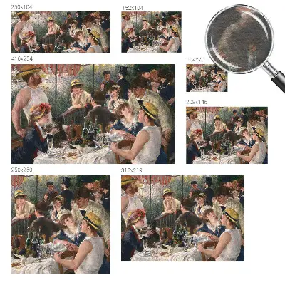 Behang met print met zomers feestmotief