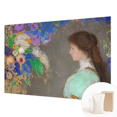 Fotobehang naadloos met een romantische scène