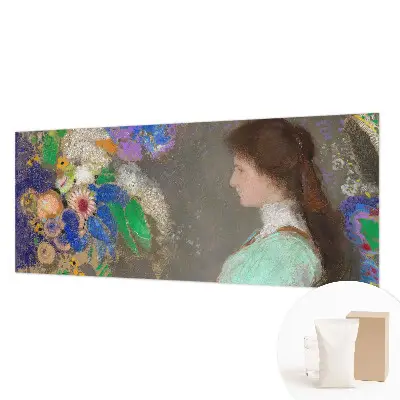 Fotobehang naadloos met een romantische scène