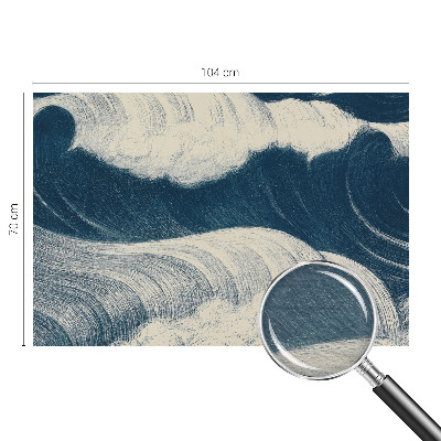 Fotobehang slaapkamer Zeegolven