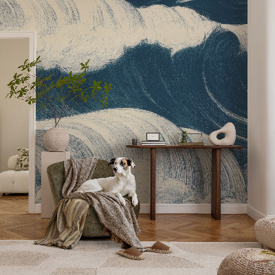 Fotobehang slaapkamer Zeegolven