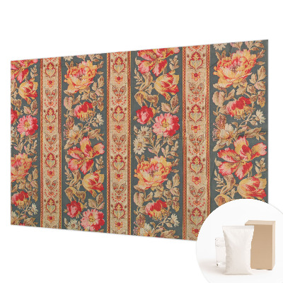 Modern fotobehang met kleurrijke bloemen