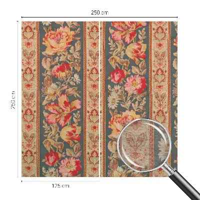 Modern fotobehang met kleurrijke bloemen