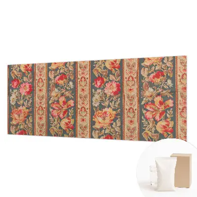 Modern fotobehang met kleurrijke bloemen