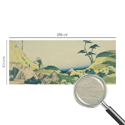 Premium fotobehang met een landelijk landschap