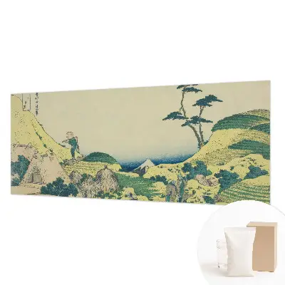 Premium fotobehang met een landelijk landschap