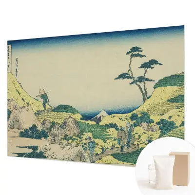 Premium fotobehang met een landelijk landschap