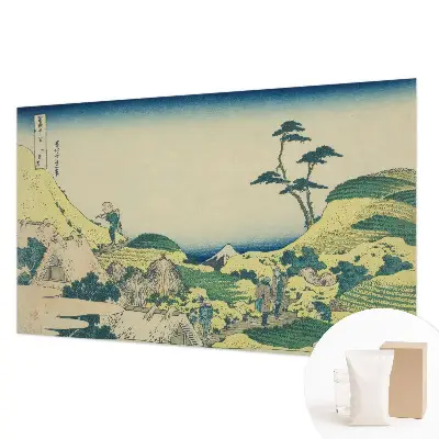 Premium fotobehang met een landelijk landschap
